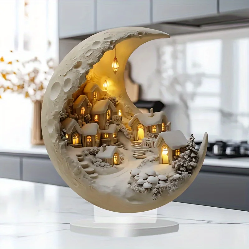 Christmas Xmas Tree Desktop Ornament Moonhouse - Image 3