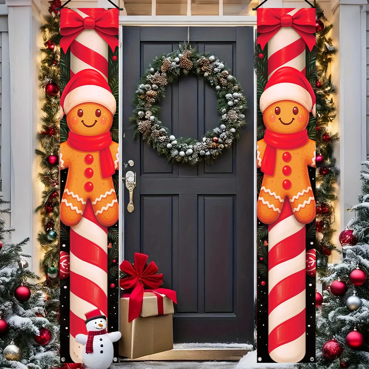 Christmas Hanging Door Banner Merry Christmas