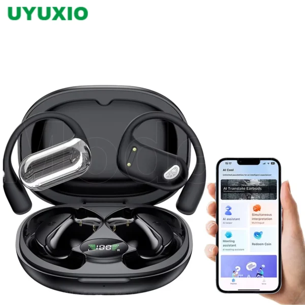 UYUXIO Real Time Translator Headphones AI