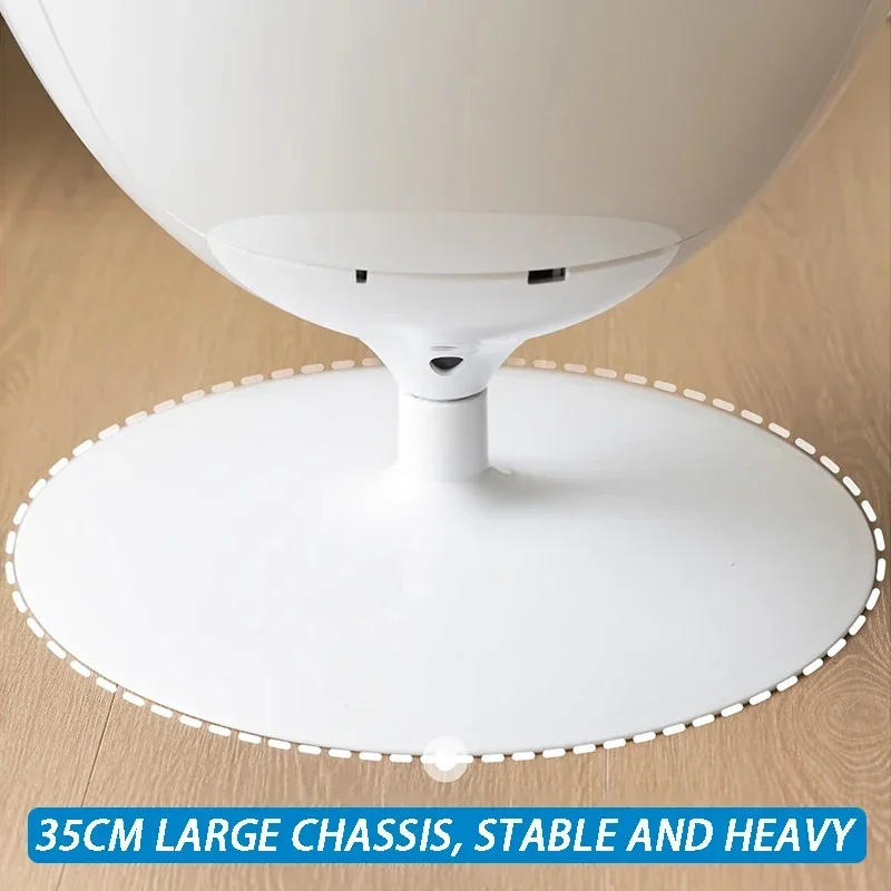 Dinosaur Egg Design Trash Can Large Capacity Room Garbage Collector Kitchen Food Waste Disposal Creative Cartoon Waste Bins - Image 5