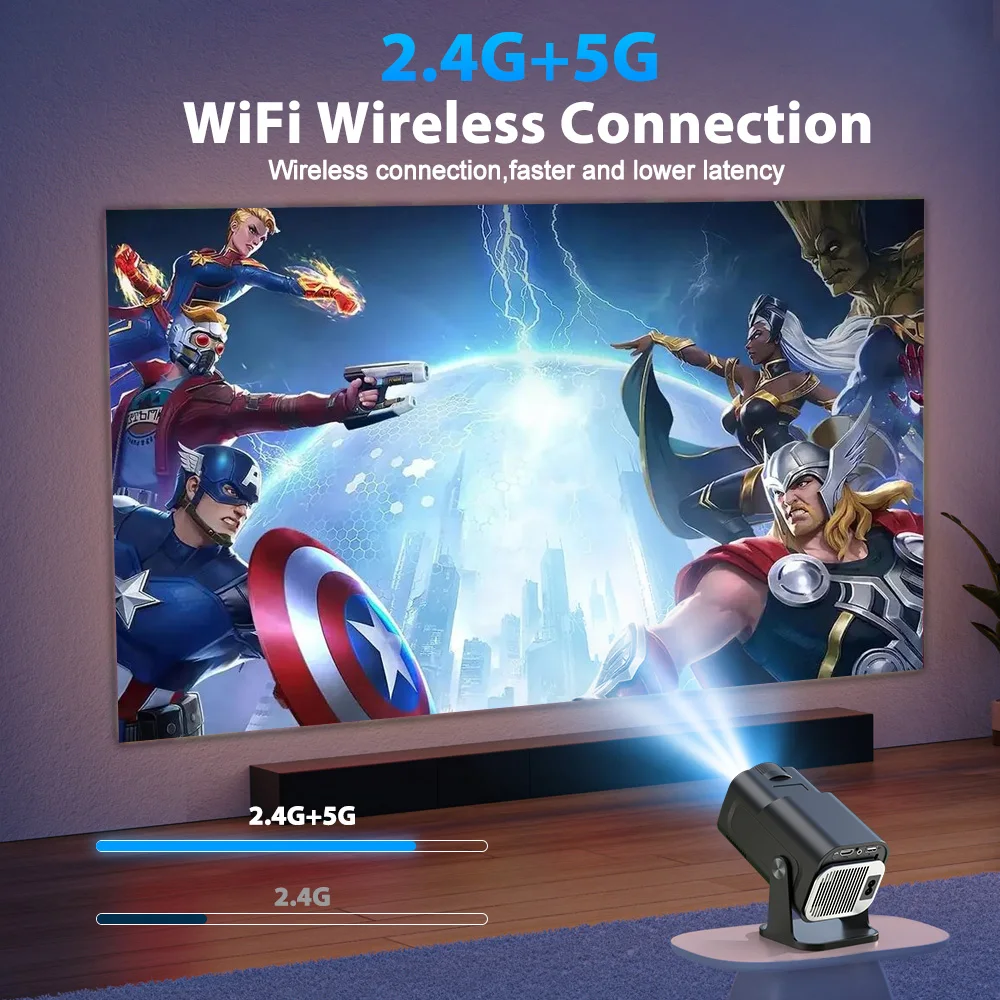 HY320 Mini Portable Projector 4K 1080P - Image 3