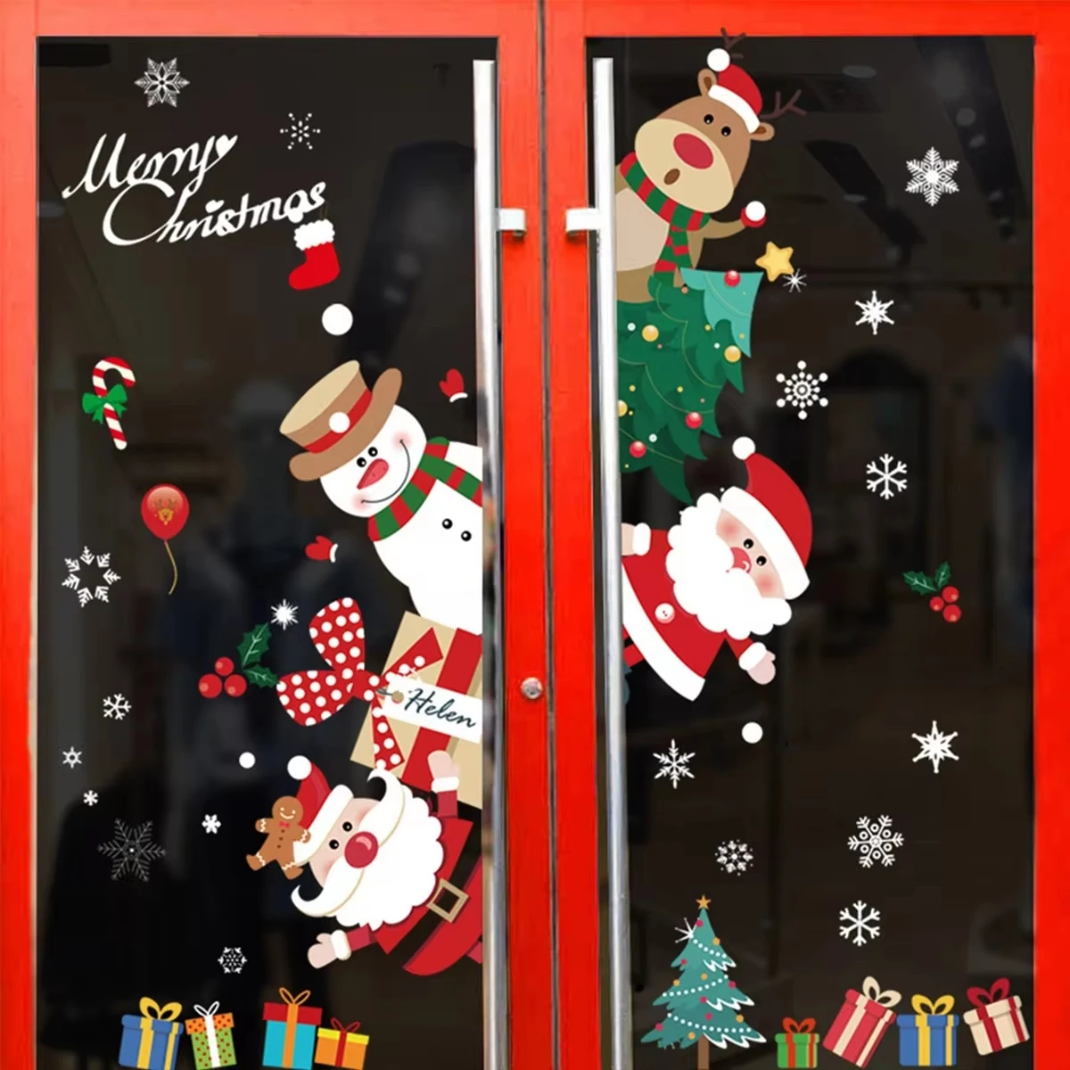Christmas Wall Window Stickers Marry Christmas - Image 3