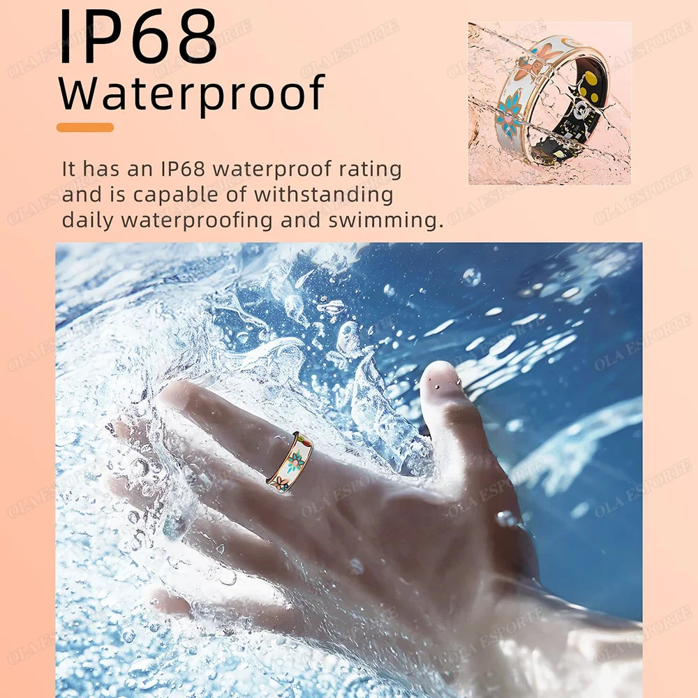 New Color Enamel Craftsmanship Smart Ring - Image 6