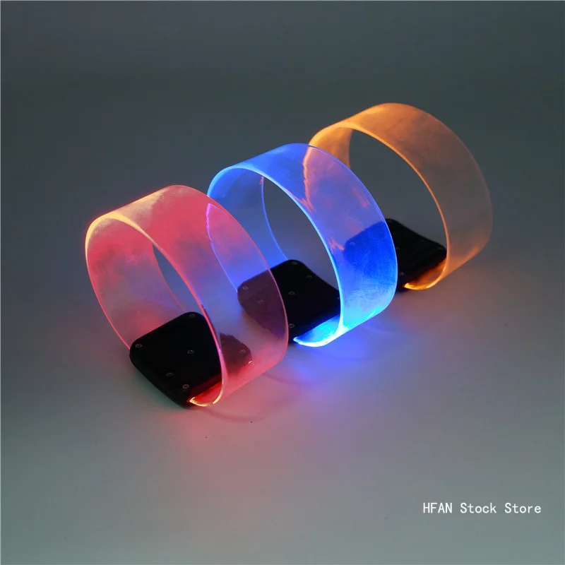 Silicone Sound Controlled LED Light Bracelet Led Light-emitting Bracelet Light Band Entertainment Party Wristband Halloween Belt - Image 2