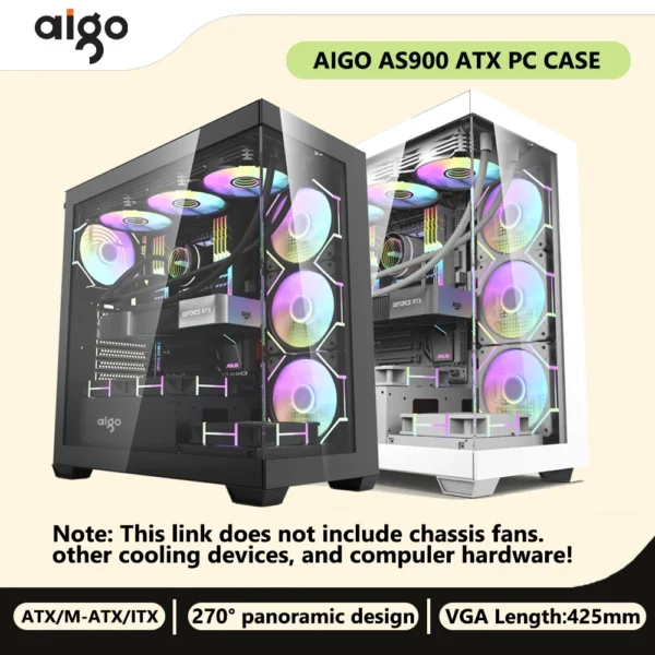 Aigo AS900 PC Case 270 Panoramic