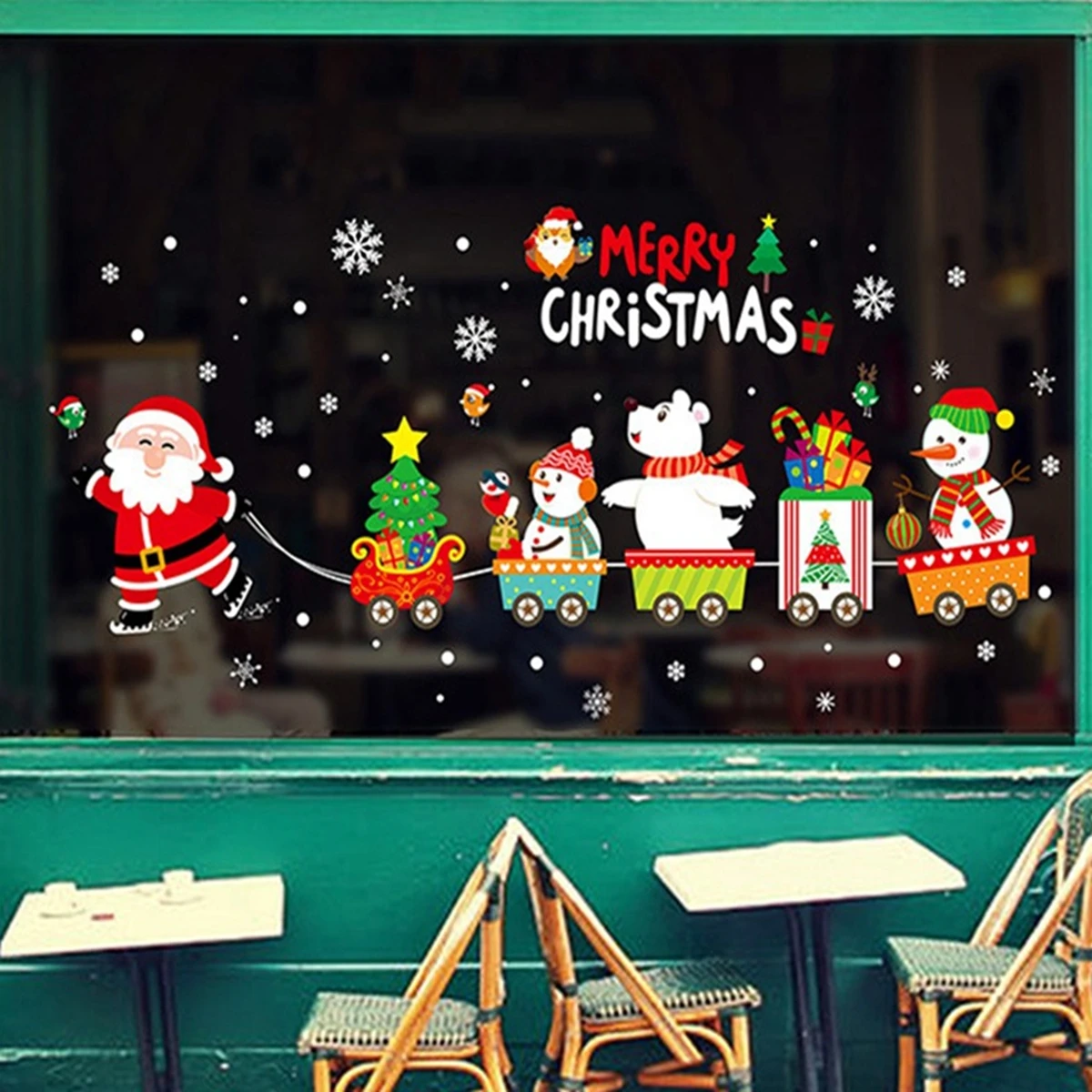 Christmas Wall Window Stickers Marry Christmas - Image 6
