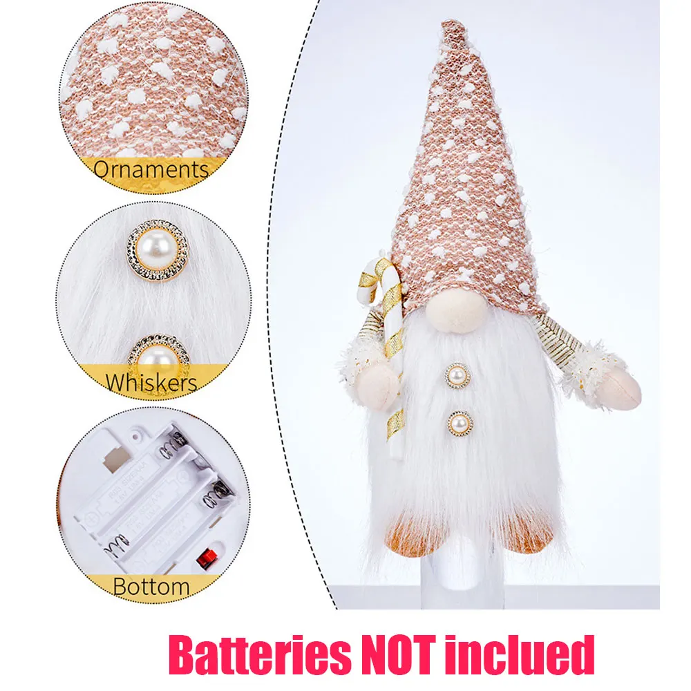 Glowing Gnome Christmas Faceless Doll 30cm - Image 3