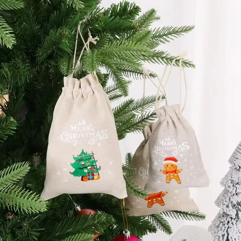 301Pcs Christmas Drawstring Bag Santa Claus - Image 4