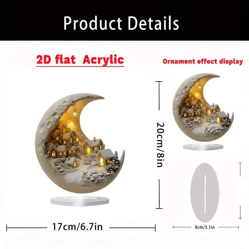 Christmas Xmas Tree Desktop Ornament Moonhouse - Image 5