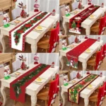 Christmas Table Runner Merry Christmas Decoration