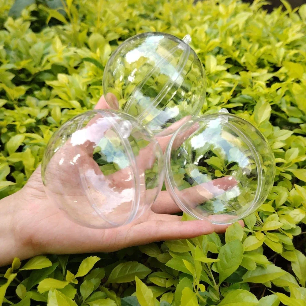 112Pcs DIY Hollow Balls Christmas Plastic - Image 2