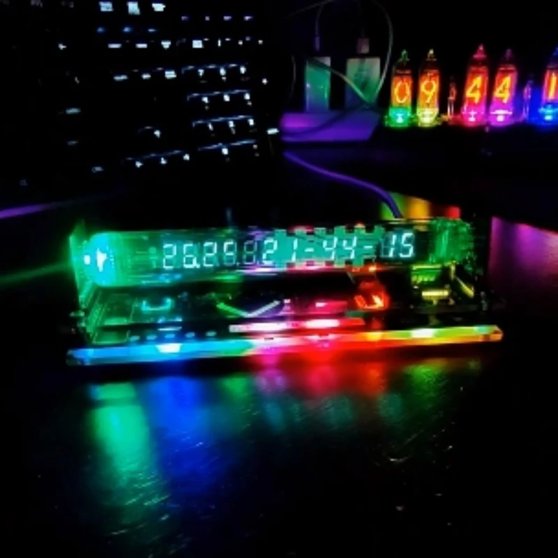 Nixie Tube Table Clocks Vacuum-tube Digital Tabletop Glow Tube Clock Electronic Watches Room Decorating Items Office Desk Gift - Image 2