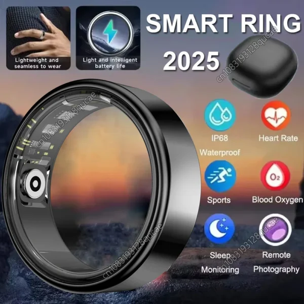 2025 New Smart Ring Heart Rate