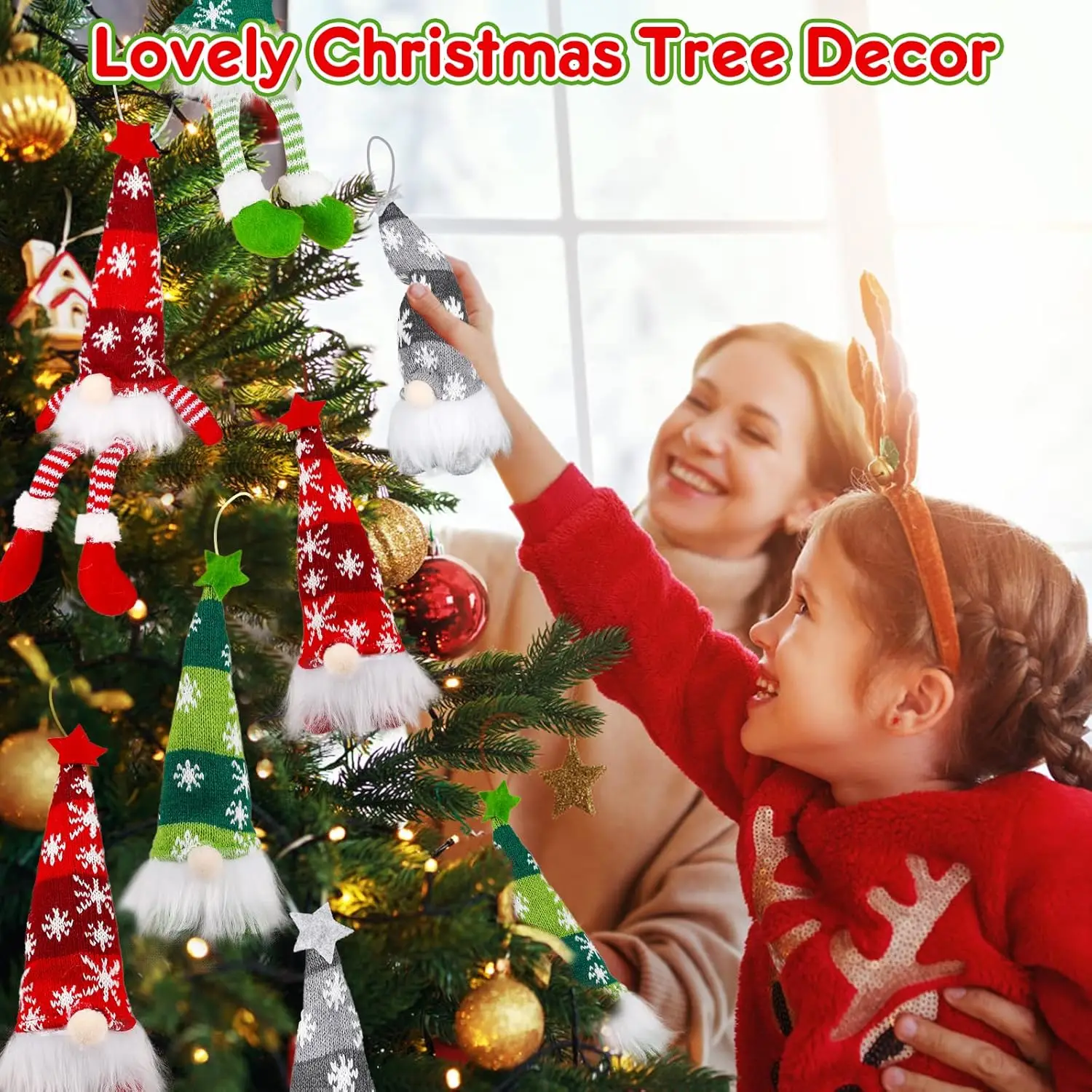 kid Christmas Gnome Doll Decoration Glowing - Image 3