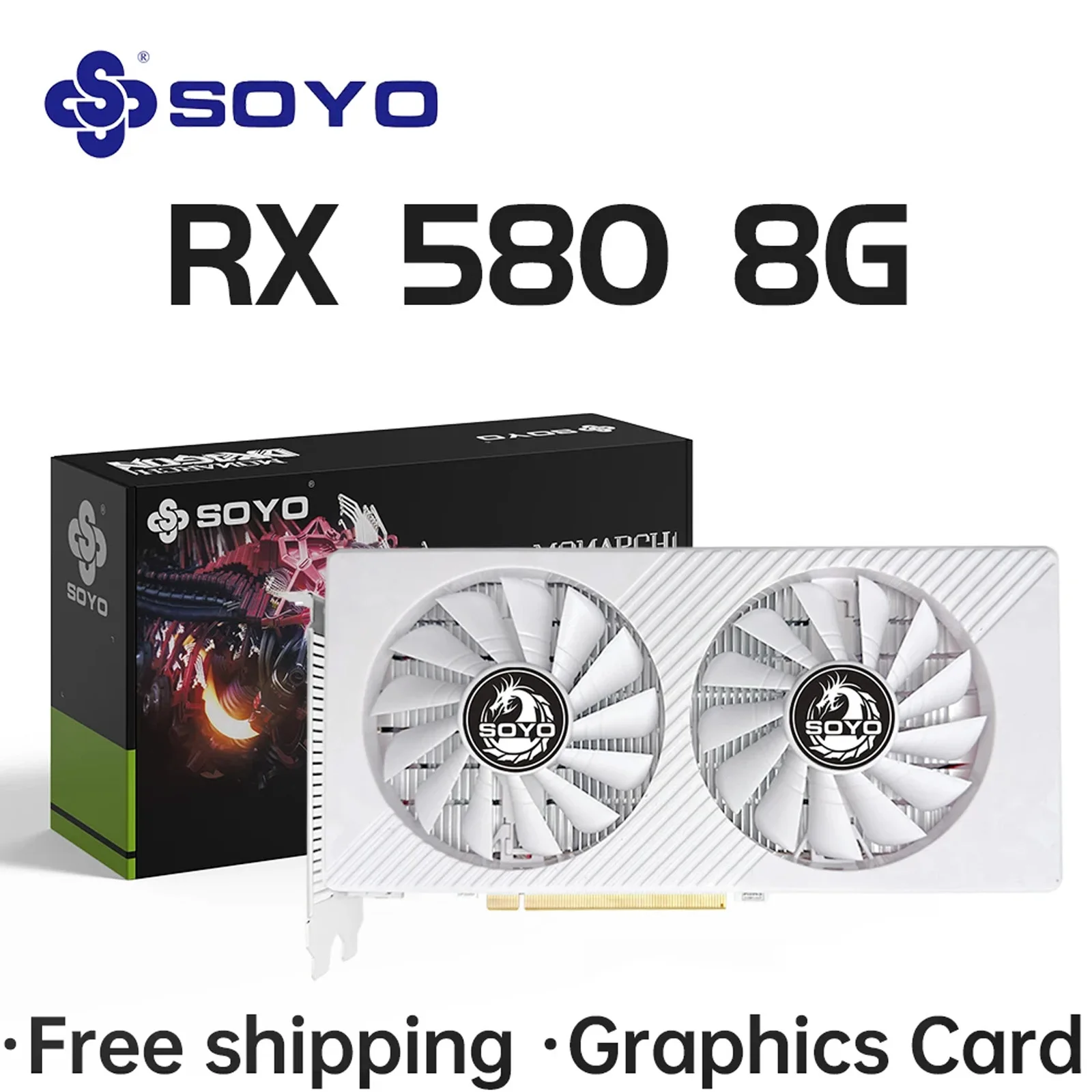 SOYO Graphics Cards Radeon RX580 8G