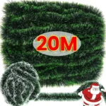 2M Wholesale Christmas Ribbon Garland Green
