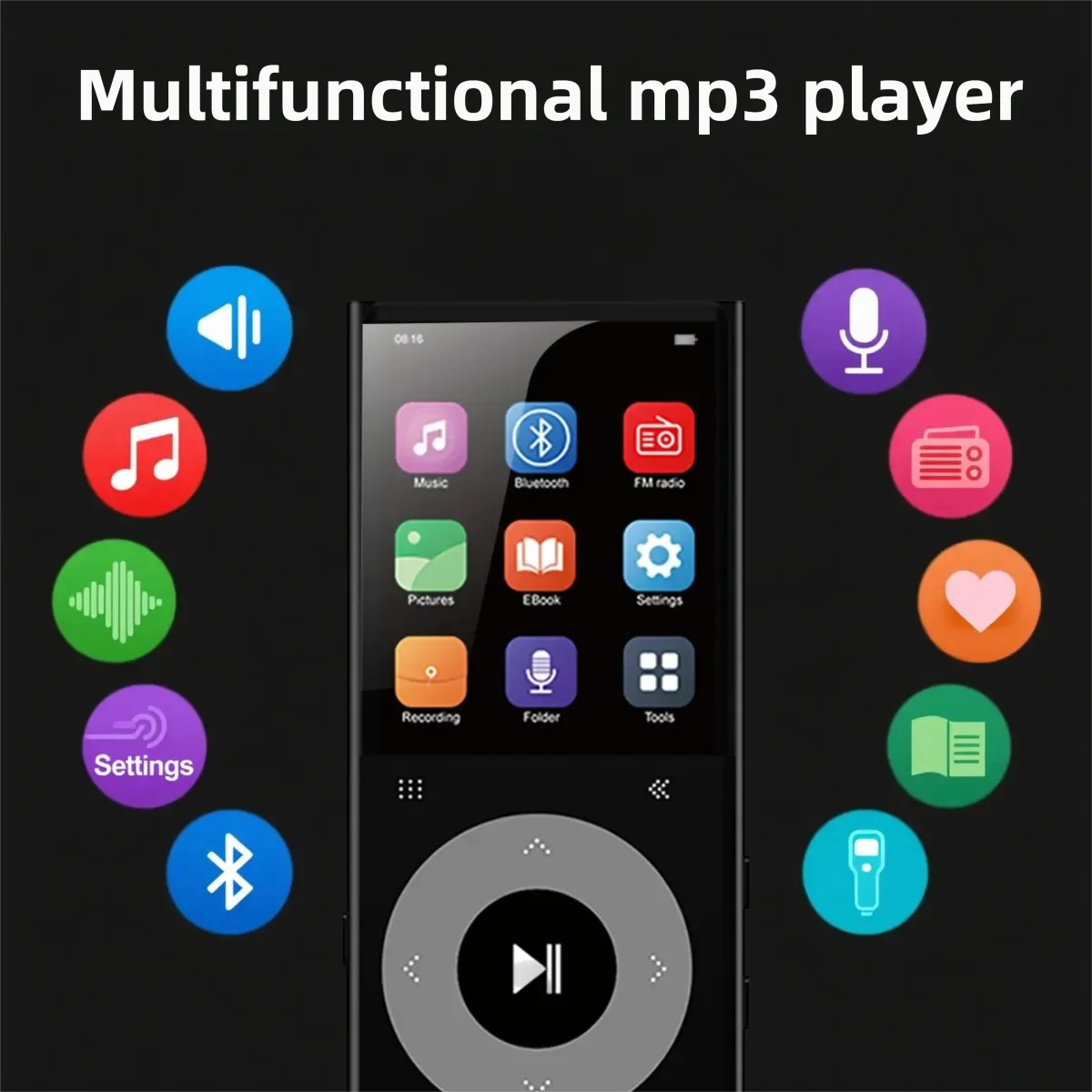 Lecteur MP3 Player TypeC Portable Walkmen - Image 4