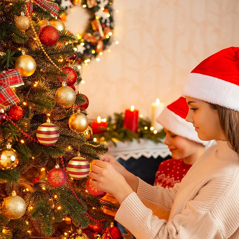 50Pcsbox Christmas Balls Christmas Tree Ornaments - Image 5