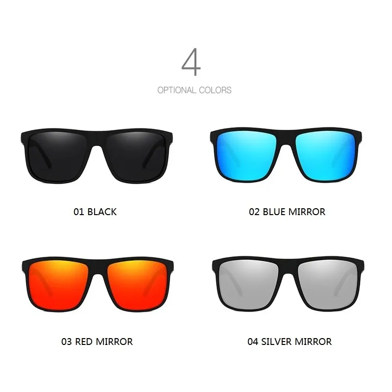 Fashion Vintage Square Sunglasses Men Women Luxury Brand Designer Men's Sun Glasses Driving Fishing UV400 Eyewear Man - Image 6