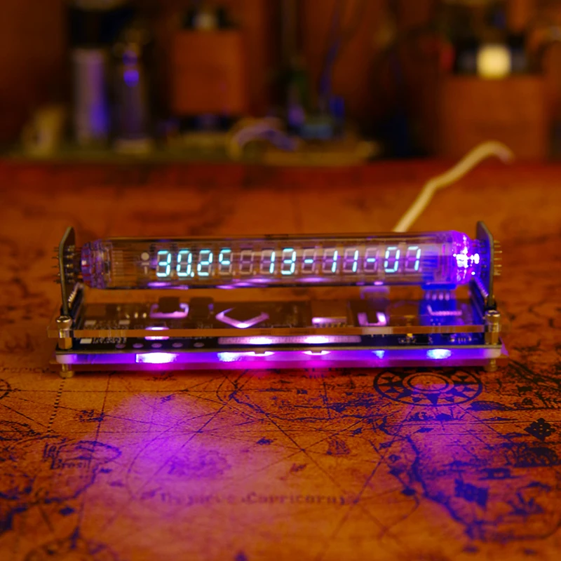 Nixie Tube Table Clocks Vacuum-tube Digital Tabletop Glow Tube Clock Electronic Watches Room Decorating Items Office Desk Gift - Image 5