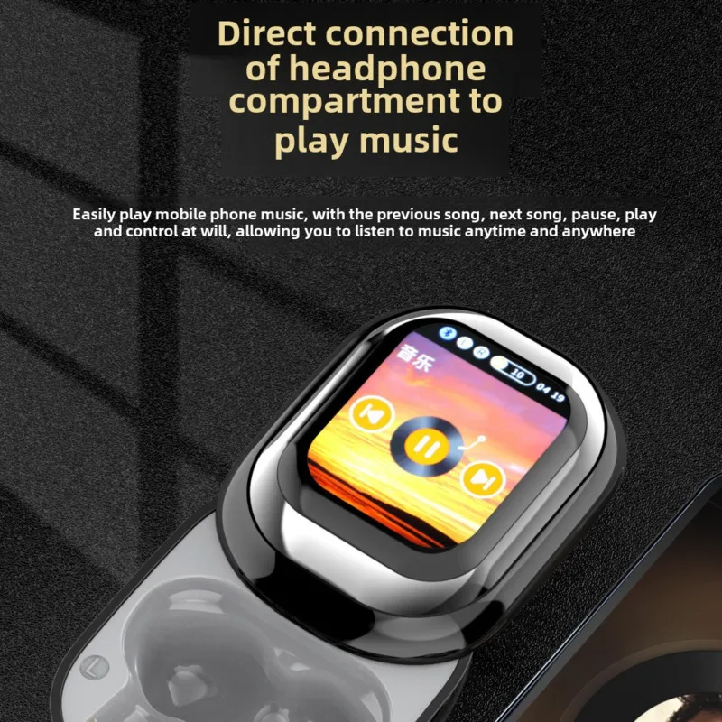 New AI Translation Wireless Bluetooth Earphone Slide Design Touch Screen Intelligent Noise Reduction TWS In Ear Earphone - Image 5