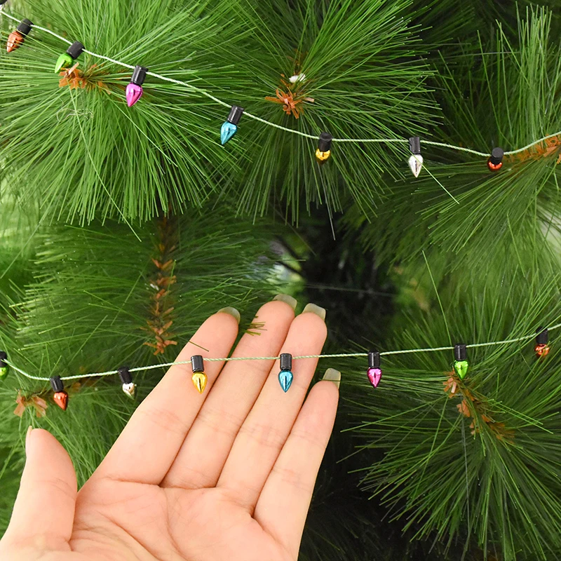 5Mroll Colorful Bulbs String Garland Christmas - Image 5