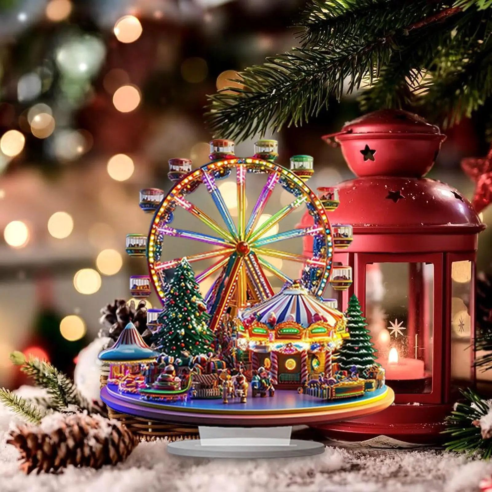 Ferris Wheel Accent Ornament 2D Acrylic - Image 5