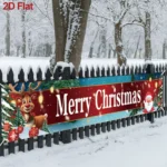Christmas Outdoor Banner Merry Christmas Decorations