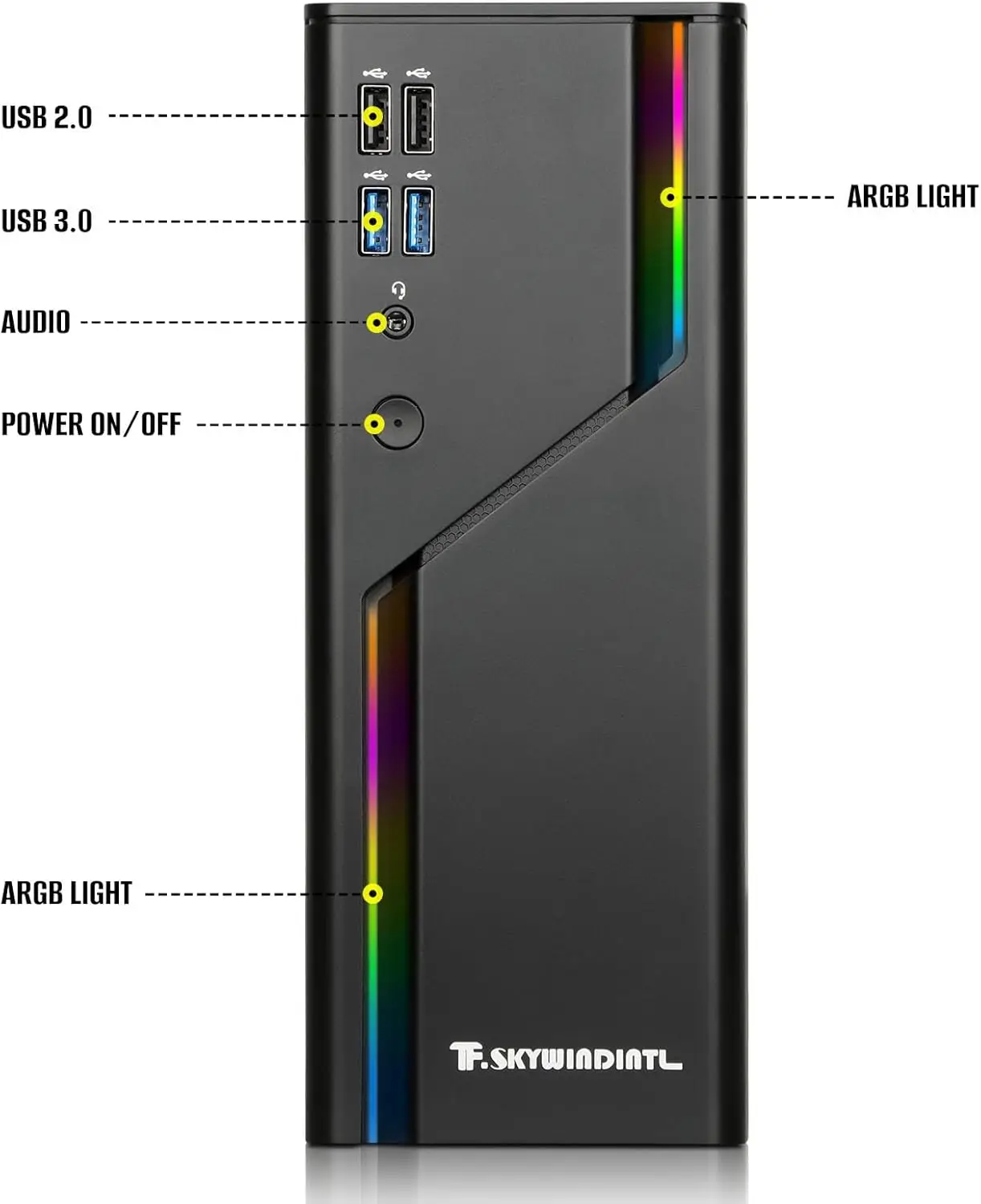 Mini ITX Case ARGB Small Form - Image 2