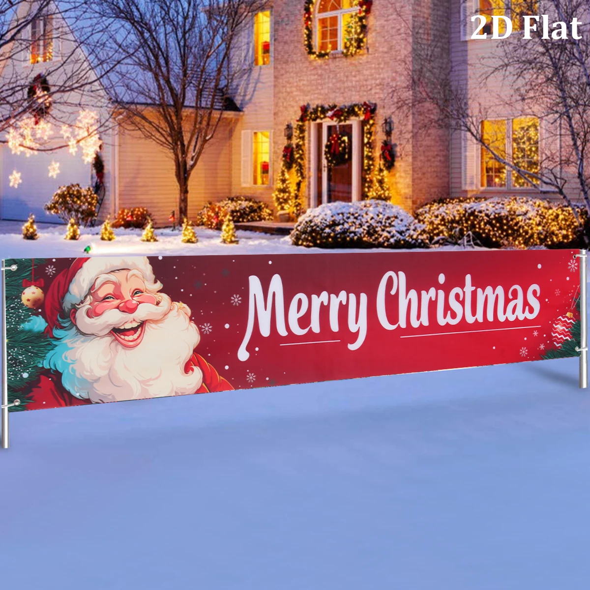 Christmas Outdoor Banner Merry Christmas Decorations - Image 5