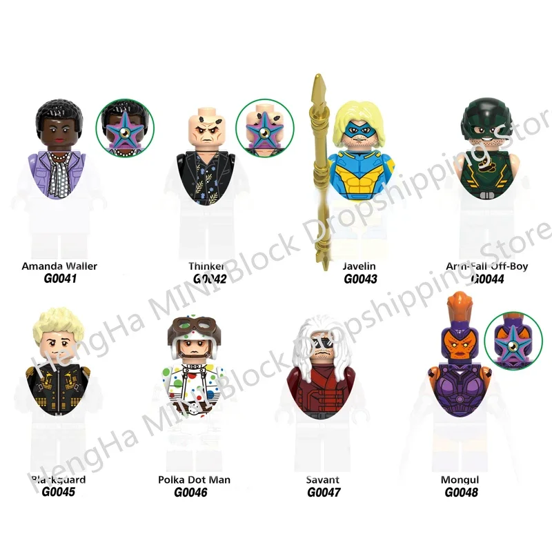 Anime Carton Building Blocks Iron Man Super Heroes Bricks Dolls Toy Figures Assemble Blocks Children Christmas Gifts - Image 3