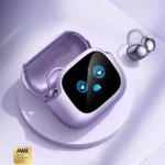 For HTC NE32 Bluetooth V6.0 AI Earphones OWS Ear Clip Headphones Comfort Noise Reduction Wireless headphones Translator Earbuds