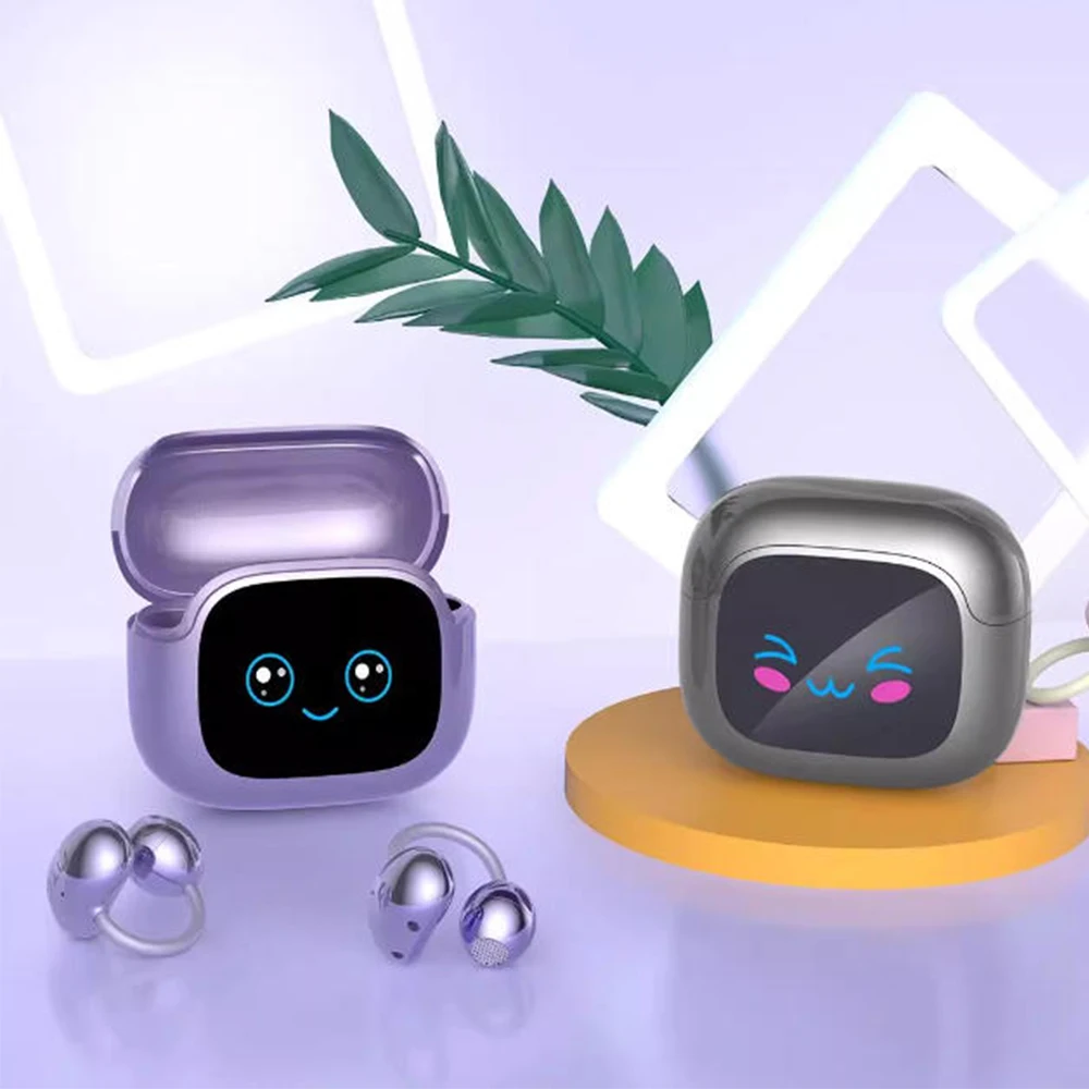 For HTC NE32 Bluetooth V6.0 AI Earphones OWS Ear Clip Headphones Comfort Noise Reduction Wireless headphones Translator Earbuds - Image 3