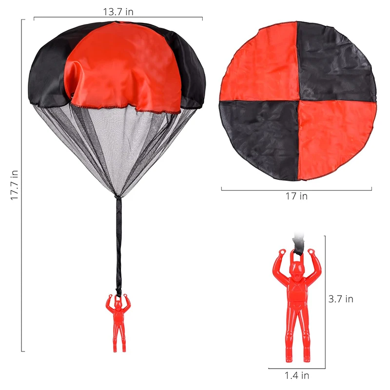 Parachute Toys for Kids Tangle Free Outdoor Flying Parachute Men Outside Toys Easter Basket Stuffers Idea Unique Boy Girl Gift - Image 2
