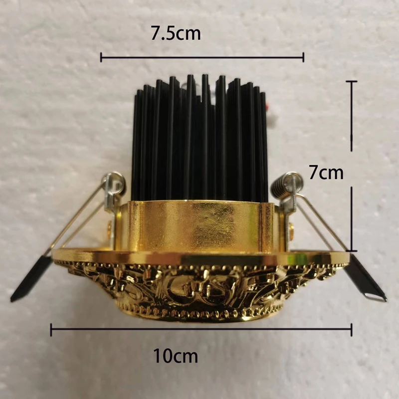 European Retro Led Downlight for Living Room Study Bedroom Decor Spotlights Embedded Spot Recessed Lamp Corridor Aisle Lights - Image 4