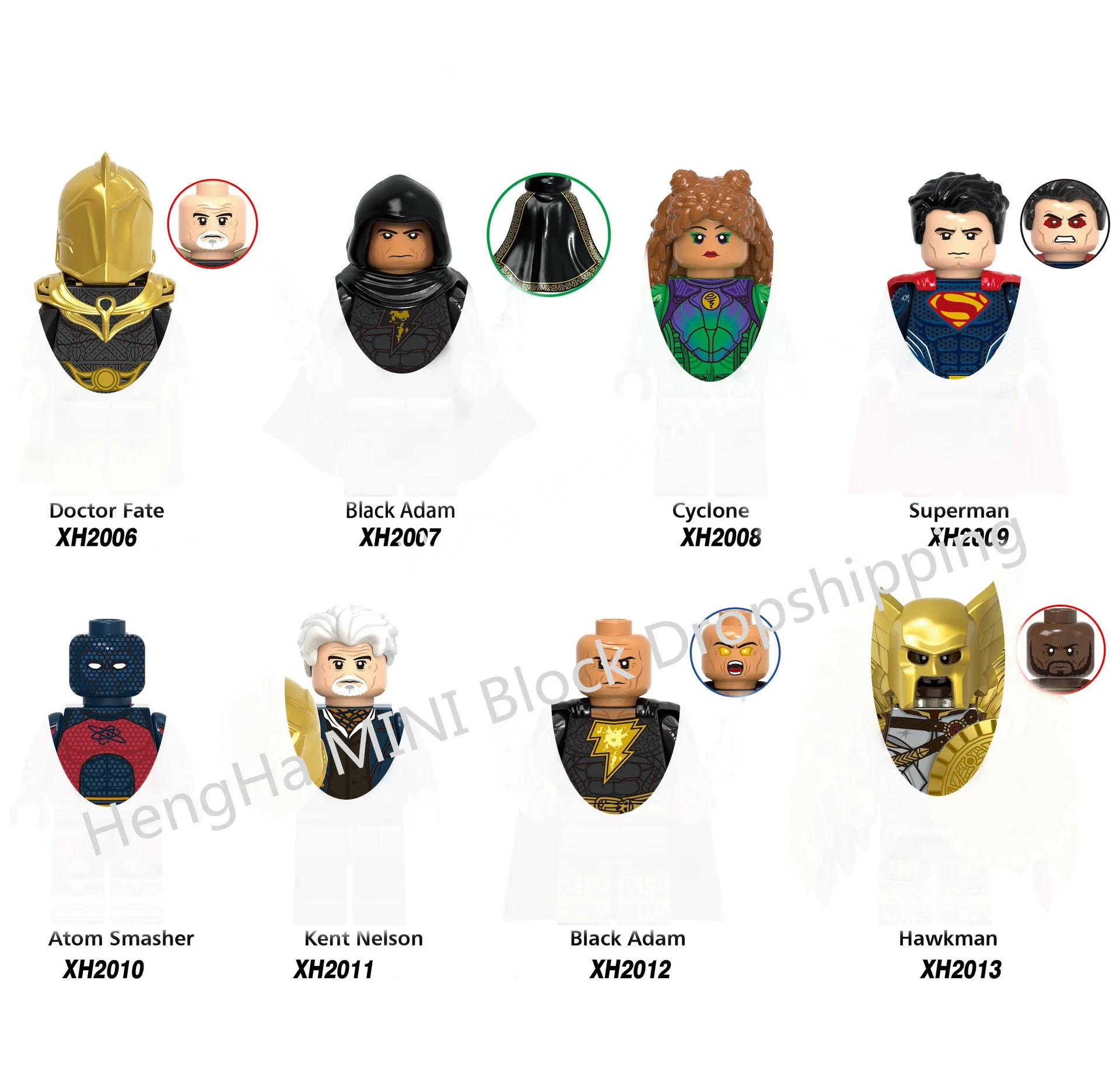 Anime Carton Building Blocks Iron Man Super Heroes Bricks Dolls Toy Figures Assemble Blocks Children Christmas Gifts - Image 6