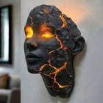 Halloween Broken Soul LED Wall Lamp with LED Illumination Broken Soul Wall Light for Bathroom Reading Studying Nursing Hallway