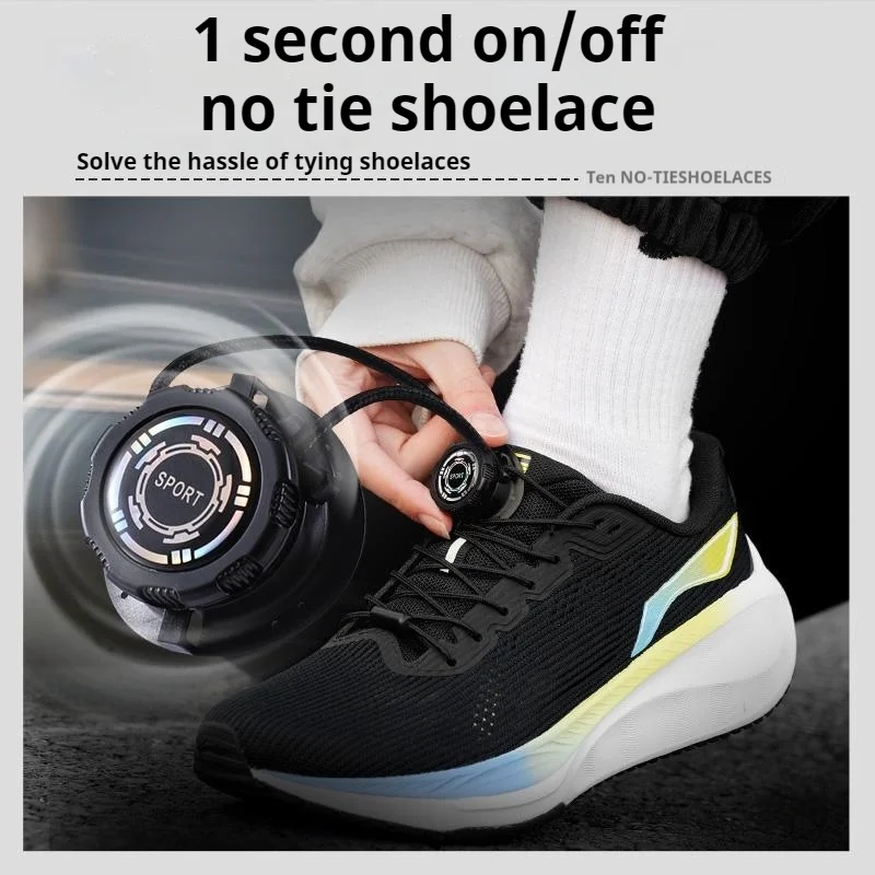 Automatic Shoelaces Without ties Install simple Swivel Buckle Laces Thick Rope Tennis Sneakers Shoelace Shoe Accessories 1Pair - Image 4