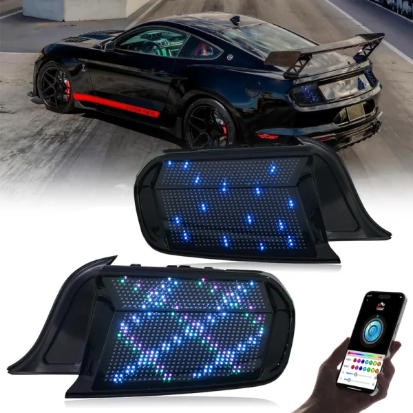 Digital Tail Light for Ford Mustang 2015-2023 Multiple Modes