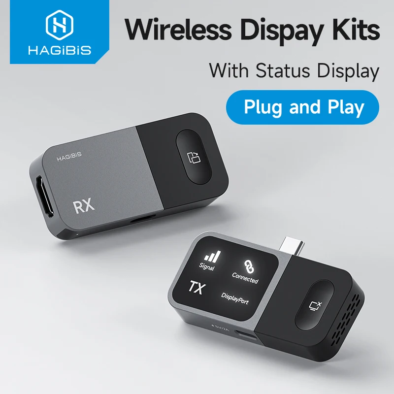 kf-Sd16a6f8b95534c27a768252916212015t Hagibis Wireless USB C Transmitter and Receiver Kit HDMI Video Extender Mirroring Dongle for Phone Tablet Laptop Monitor Samsung - Image 1